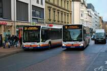 ESWE Verkehr Mercedes Benz Citaro 2 G Wagen 380 und 16 am 23.12.19 in Wiesbaden