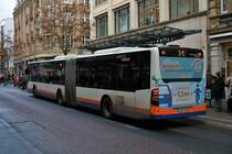 ESWE Verkehr Mercedes Benz Citaro 1 Facelift G Wagen 187 am 23.12.19 in Wiesbaden
