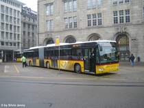PU Eurobus (Alpin Neff) beschaffte im Ottober 08 einen neuen Mercedes CitaroII G mit der internen Betriebsnr. 13. Am 16.12.08 steht er beim Bhf. St.Gallen.