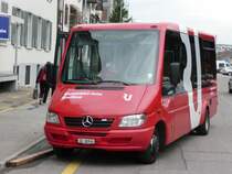 Stadtbus Rapperswil-Jona - Mercedes 616 CDI Nr.23  SG 66946 unterwegs auf der Linie 994 in Rapperswil am 15.09.2008