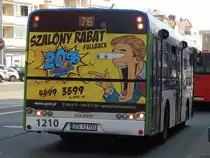 Solaris Urbino 10 der SPAK in Stettin am 18.04.2018