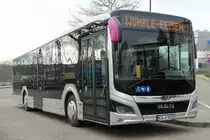 NEU: MAN Lion's City 12 Hybrid  Wöhrle , Bretten Januar 2020