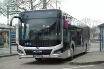 NEU: MAN Lion's City 12 Hybrid  Wöhrle , Bretten Januar 2020