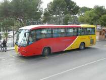 22.11.08,IVECO Irizar der tib BUSred am Hafen von Porto Cristo auf Mallorca/Spanien.