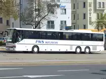 Setra 319 UL von PKS Szczecin aus Polen in Stettin am 18.04.2018