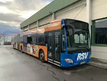 RT-EW 1064 (Baujahr 2014) vom Reutlinger Stadtverkehr am 18.1.2020 in Reutlingen, Siemensstraße 