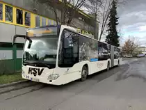 RT-EW 1058 (Baujahr 2013) vom Reutlinger Stadtverkehr am 18.1.2020 in Reutlingen, Am Heilbrunnen