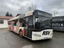 RT-EW 1033 (Baujahr 2007) vom Reutlinger Stadtverkehr am 18.1.2020 in Reutlingen, Firma Betz