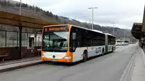Mercedes-Benz Citaro der Rhein-Neckar-Verkehr GmbH (rnv) als Linie 35 nach Wieblingen an der Haltestelle S-Bahnhof Altstadt (in Heidelberg). Aufgenommen am 18. Januar 2020.