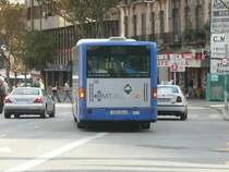24.11.08,MB-CITARO der EMT Nr.50 in der Inselhauptstadt Palma de Mallorca.