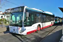 Mercedes Benz Citaro 2 am 11.01.19 in Frankfurt Enkheim auf der Linie 551