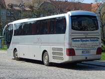 MAN Lion's Star von Centrum Wynajmu Autokarów Zdzisław Matecki aus Polen in Stettin am 18.04.2018