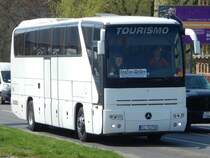 Mercedes Tourismo aus Polen in Stettin am 18.04.2018