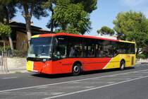 Bus Spanien / Bus Mallorca: Volvo B7RLE / Castrosua Magnus von Arriva Mallorca / TIB - Transports de les Illes Balears (Wagen 529), aufgenommen im Oktober 2019 im Stadtgebiet von Port d'Alcudia.