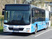 MAN Lion's City der Oppermann Transporte aus Deutschland in Sassnitz am 29.04.2018