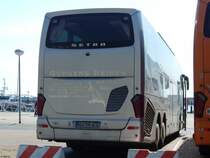 Setra 516 HD von Gürgens Reisen aus Deutschland im Stadthafen Sassnitz am 28.04.2018