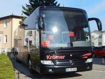 Mercedes Tourismo von Krämer aus Deutschland im Stadthafen Sassnitz am 28.04.2018