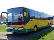 Setra 419 UL der Verkehrsgesellschaft Ludwigslust-Parchim mbH in Sassnitz am 28.04.2018