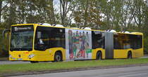 MB C2 GN18 Der Berliner Verkehrsbetriebe (BVG Nr. 4804) auf der Linie 154 am 10.10.19 Berlin Marzahn.