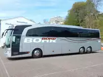 Mercedes Travego von Bohr aus Deutschland im Stadthafen Sassnitz am 02.05.2018