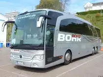 Mercedes Travego von Bohr aus Deutschland im Stadthafen Sassnitz am 02.05.2018