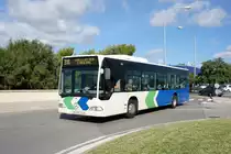 Bus Spanien / Bus Mallorca: Mercedes-Benz Citaro (Wagen 025) der Empresa Municipal de Transports de Palma de Mallorca (EMT), aufgenommen im Oktober 2019 im Stadtgebiet von Palma de Mallorca.
