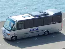 Mercedes Destino von Jast aus Polen im Stadthafen Sassnitz am 03.05.2018