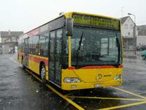 BLT - Mercedes Citaro Nr.96  BL 7143 in Dornach bei den Haltestellen neben dem Bahnhof am 22.11.2008