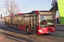Mercedes-Benz O 530 III (Citaro 2. Generation) der Innsbrucker Verkehrsbetriebe, Bus Nr. 430, als Linie F bei der Hst. Neu-Rum Flurstraße. Aufgenommen 11.1.2020.