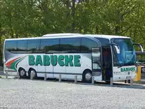 Mercedes Travego von Babucke aus Deutschland in Binz am 04.05.2018