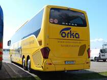 Setra 517 HD von Haslach aus Deutschland im Stadthafen Sassnitz am 04.05.2018
