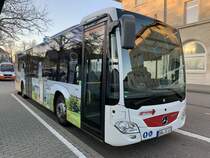 SHA-XV 133 (Baujahr 2013) von Friedrich Müller im Februar 2020 am Bahnhof in Ellwangen