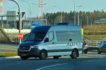 AT 5522  Mercedes benz Sprinter aufgenommenin Stadt Luxemburg am 16.01.2020
