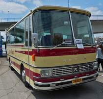 74009 Oldtimer Bus Kässbohrer Setra S 80, von Emile Weber, Bj 1974, Motor mit 6490 cm³, 135 Ps, max 100 km/h, aufgenommen bei einer Oldtimer Veranstaltung in Remich.  14.07.19 
