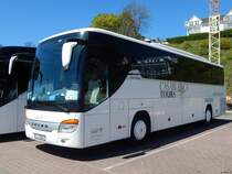 Setra 415 GT-HD von Casablanca Tours aus Deutschland im Stadthafen Sassnitz am 05.05.2018
