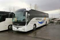 IVECO Magelys Pro Reisebus der Fa. Hopbilar am Geysir Centre auf Island am 7.2.2020.