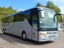 Setra 417 GT-HD von Fritz Kühl aus Deutschland im Stadthafen Sassnitz am 05.05.2018