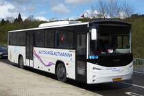 BU 9000, Otokar Territo U, von Autocars Altmann, stand am 27.04.2019 nahe der Grundschule in Wilwerwiltz.
