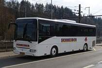 SK 9900,  Irisbus Arway, von Busreisen Schneider, stand am 27.03.2019 in Ettelbrück am Busbahnhof I.  