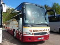 Volvo 9700 von Dönnebrink aus Deutschland im Stadthafen Sassnitz am 05.05.2018