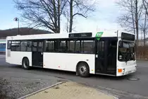 Bus Aue / Bus Erzgebirge: MAN EL (ASZ-BV 25) der RVE (Regionalverkehr Erzgebirge GmbH), aufgenommen im Dezember 2019 am Bahnhof von Aue (Sachsen).