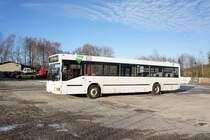 Bus Erzgebirge: MAN EL (ASZ-BV 26) der RVE (Regionalverkehr Erzgebirge GmbH), aufgenommen im Dezember 2019 in Eibenstock (Erzgebirgskreis).