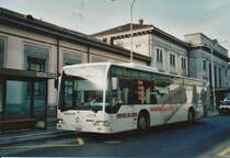 AMSA Chiasso Nr. 31/TI 25'631 Mercedes Citaro am 9. Dezember 2008 Chiasso, Bahnhof (mit Vollwerbung f�r den  Corriere del Ticino )