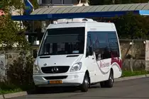 EW 1806, Mercedes Benz Sprinter, von Voyages Emile Weber, steht nahe dem Busbahnhof II in Ettelbrück abgestellt. 31.10.2019