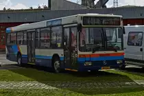 BU 0301, Mercedes Benz O 405 N, steht am Tag der offenen Tür vor dem Trams Musse in Hollerich abgestellt, dieser Bus Nr 167, wurde vor 25 Jahren bei den Städtischen Bussen der Stadt Luxemburg in Dienst gestellt in Dienst. 01.03.2020  