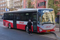 ED 8701, Iveco Crossway des CFL, gesehen am Bahnhof in Esch Alzette. 05.12.2019