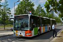 DU 9550, Mercedes Benz Citaro des VDL, wÄhrend einer Sonderfahrt am 23.06.2019 in der Stadt Luxemburg. 