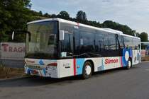 VS 1258 Setra S 416 LE von Voyages Simon, steht nahe dem Busbahnhof II in Ettelbrück abgestellt. 05.08.2019