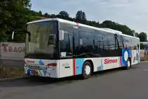 VS 1258 Setra S 416 LE von Voyages Simon, steht nahe dem Busbahnhof II in Ettelbrück abgestellt. 05.08.2019