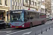 ED 8691, Iveco Crossway des CFL, fährt durch die Straßen der Stadt Luxemburg. 24.11.2019